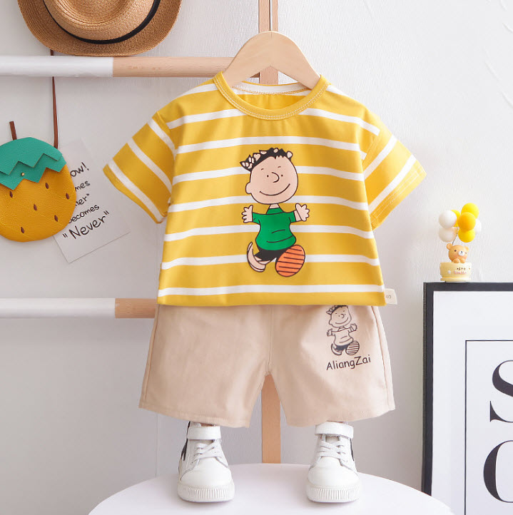 ha1284 เสื้อ+กางเกง size 80-110 จำนวน 4 ตัวต่อแพ็ค