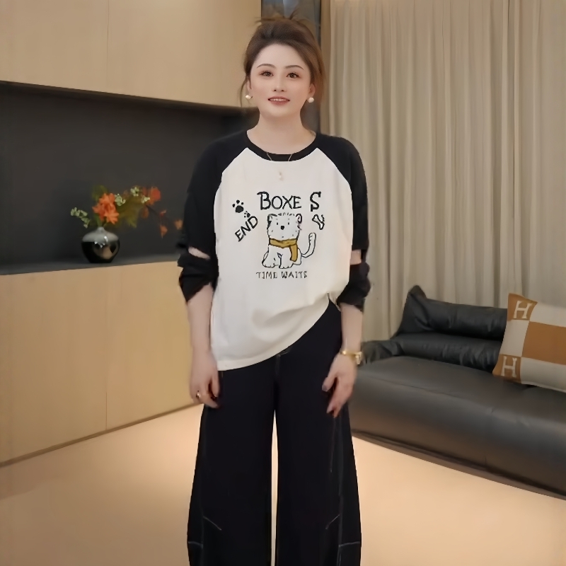 🐰BunieBoo🐰 เสื้อสเวตเตอร์แขนยาว F565 สาวอวบ มีดีไซน์เก๋ (รอ 10-15 วัน) [พรีออเดอร์]