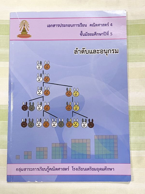 ►หนังสือเรียนโรงเรียนเตรียมอุดม◄ เอกสารประกอบการเรียนวิชาคณิตศาสตร์ ลำดับและอนุกรม ระดับชั้น ม.5 จัดทำโดยกลุ่มสาระการเรียนรู้คณิตศาสตร์ สรุปเนื้อหาสูตรสำคัญ เนื้อหาตีพิมพ์สมบูรณ์ทั้งเล่ม มีโจทย์เข้มข้น มีจดเล็กน้อย มีเฉลยด้านหลัง