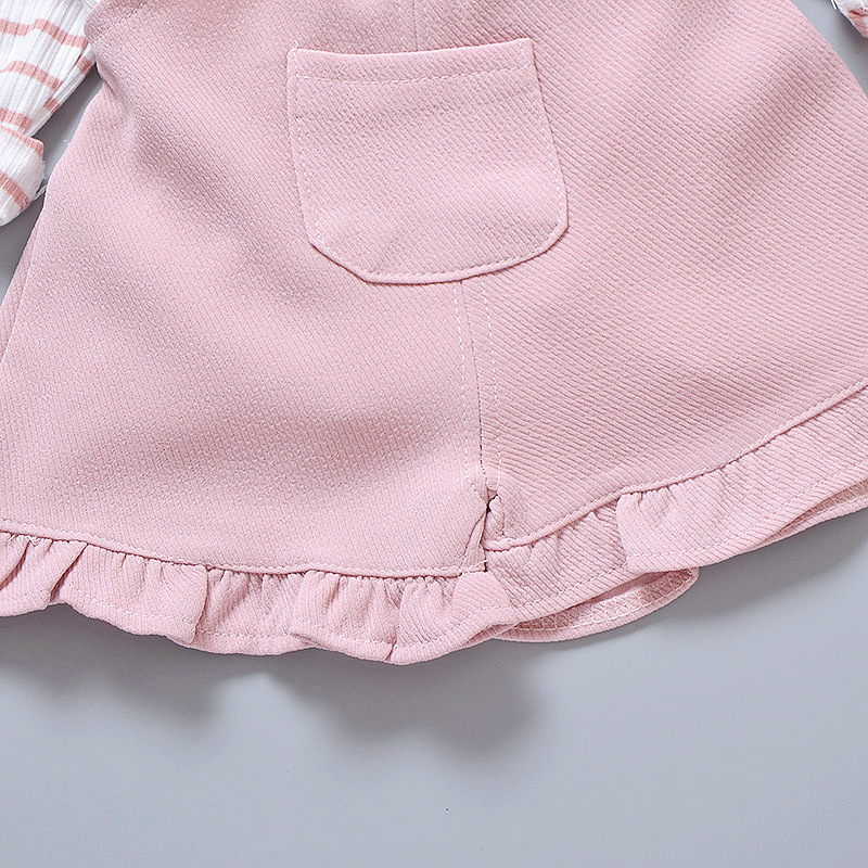 ha522 เสื้อแขนยาว+เอี๊ยม size 80-110 4ตัวต่อแพ็ค