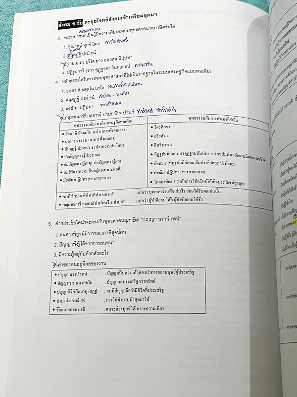 ►อ.ชัย สังคม◄ หนังสือเรียนพิเศษสังคม อ.ชัย คอร์สตะลุยโจทย์สังคมเข้าเตรียมอุดม เน้นฝึกตะลุยโจทย์ มีโจทย์ทั้งหมด 18 ชุด มีจดเฉลยครบเกือบทั้งหมด + มีเฉลยของอาจารย์ ในโจทย์บางข้อมีคำอธิบายเฉลยอย่างละเอียดเพิ่มเติม หนังสือเล่มหนาใหญ่มาก ในหนังสือมีทำโจทย์ไปแล้