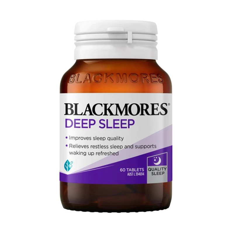 พร้อมส่ง Blackmores Deep Sleep 60 Tablets รองรับการนอนหลับลึก พักผ่อนอย่างสบาย
