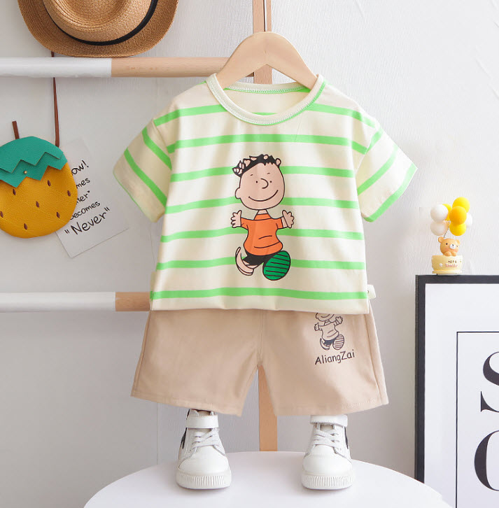 ha1284 เสื้อ+กางเกง size 80-110 จำนวน 4 ตัวต่อแพ็ค