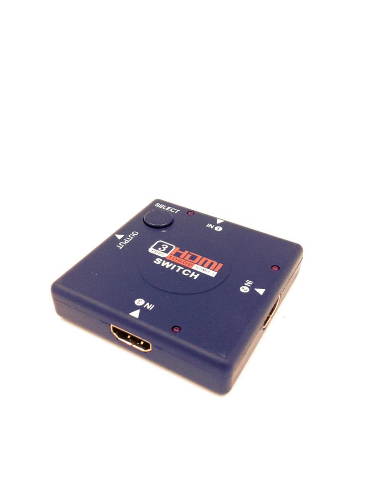 กล่องเลือกสัญญาณ HDMI 3 ช่อง ( HDMI Switcher 3 ports )