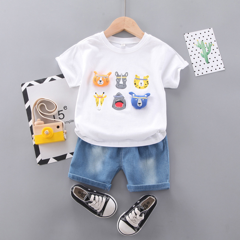 ha1474 เสื้อ+กางเกง size 80-110 จำนวน 4 ตัวต่อแพ็ค