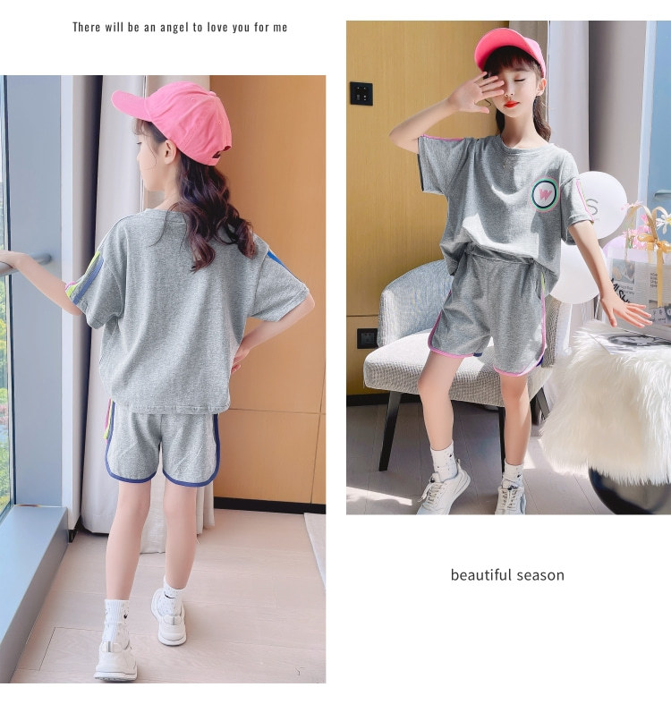 dr5482 เสื้อ+กางเกง เด็กโต 3 ตัวต่อแพ็ค 110-170 (เลือกไซส์ได้ให้ครบแพ็ค)