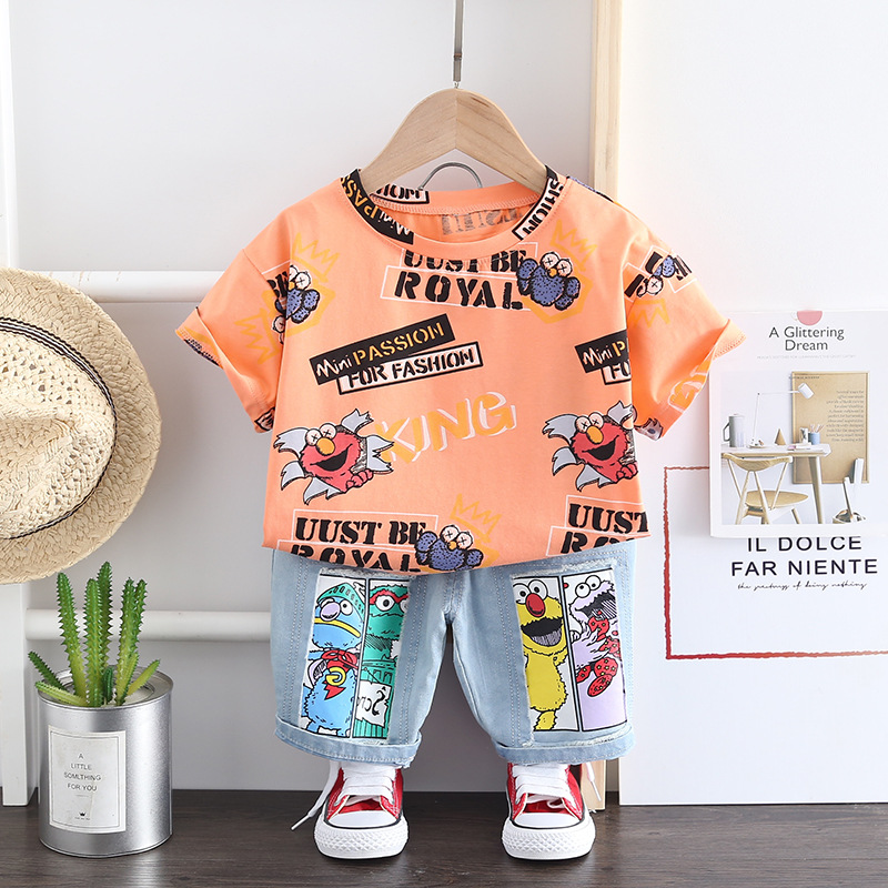 ha1392 เสื้อ+กางเกง size 80-110 จำนวน 4 ตัวต่อแพ็ค