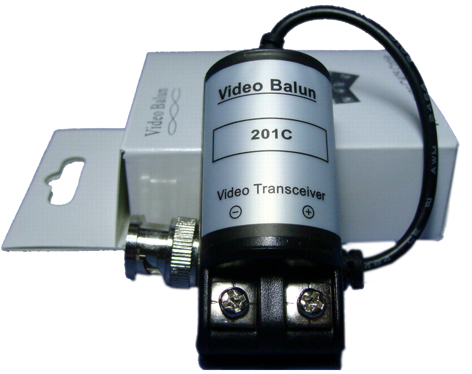 บาลันกล้องวงจรปิด ( NV-201C Passive Video Balun )
