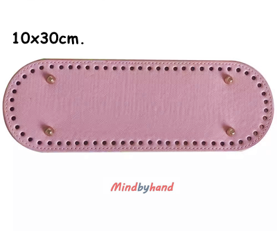 แผ่นหนังรองก้นกระเป๋าสำเร็จรูป ขนาด 10x30 cm. ทรงเหลี่ยม