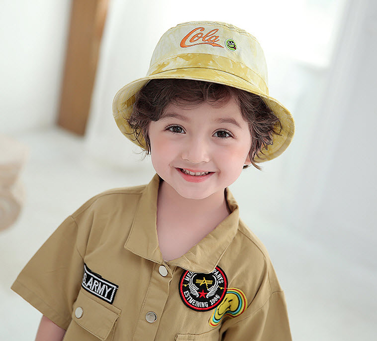 yu1658 หมวกเด็ก 5 ใบต่อแพ็ค **คละสี**