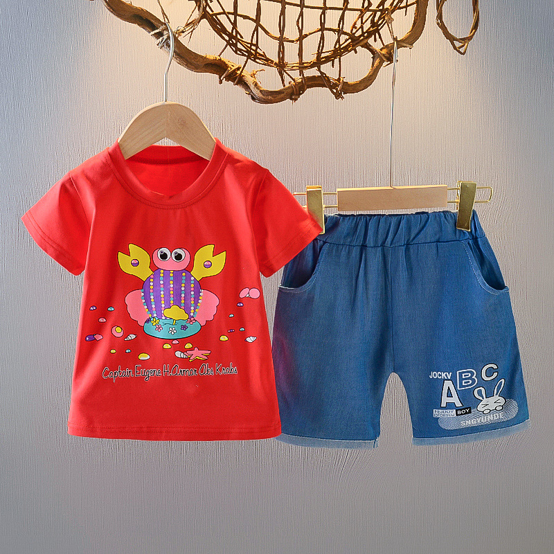 ha1372 เสื้อ+กางเกง size 80-110 จำนวน 4 ตัวต่อแพ็ค