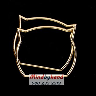 หูกระเป๋าเหล็ก แบบถือทรงหูแมว