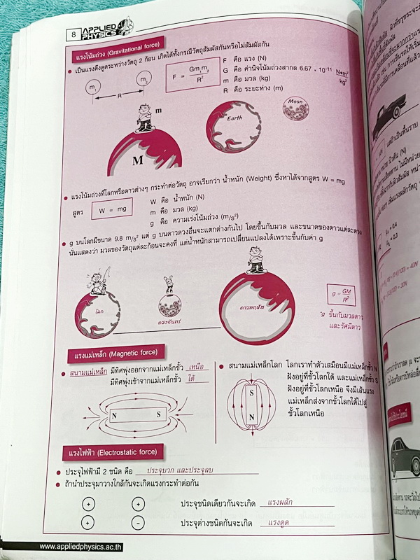 ►หนังสือฟิสิกส์ ม.ต้น◄ หนังสือกวดวิชา อ.ประกิตเผ่า แอพพลายฟิสิกส์ ตะลุยโจทย์ฟิสิกส์ ม.ต้น เนื้อหาตีพิมม์สมบูรณ์ครบทุกบท อาจารย์มีสอดแทรกเทคนิคลัดและมีบอกเคล็ดลับการทำโจทย์ ด้านหลังมีโจทย์ข้อสอบ ในหนังสือจดครบเกือบทั้งเล่ม จดละเอียด มีจดเทคนิคลัดและหลักการ