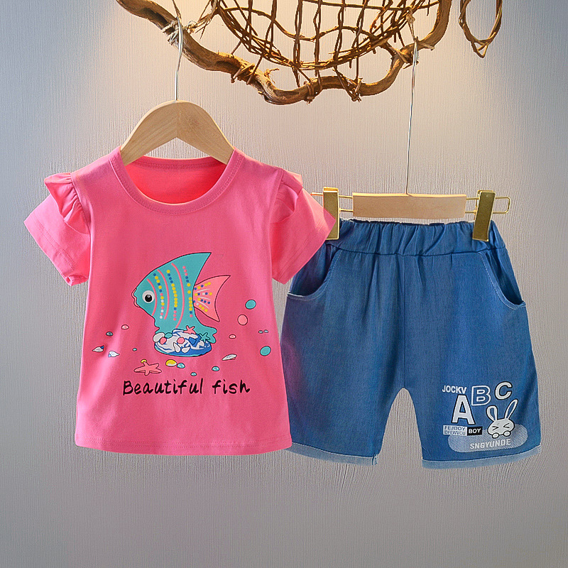 ha1367 เสื้อ+กางเกง size 80-110 จำนวน 4 ตัวต่อแพ็ค