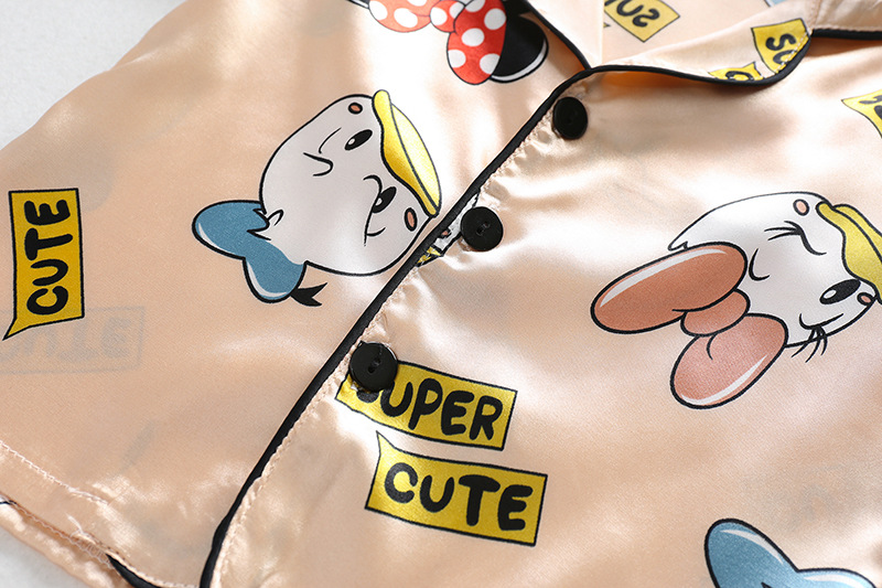 ha1303 ชุดนอน เสื้อ+กางเกง size 80-110 จำนวน 4 ตัวต่อแพ็ค