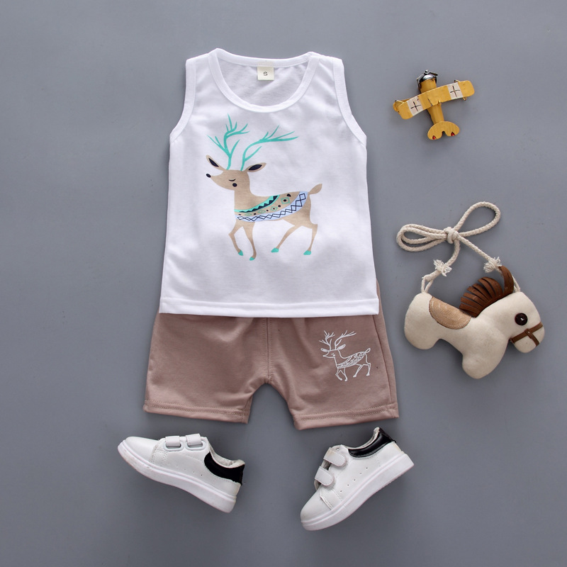 ha413 เสื้อกล้าม+กางเกง size 80-110 4ตัวต่อแพ็ค