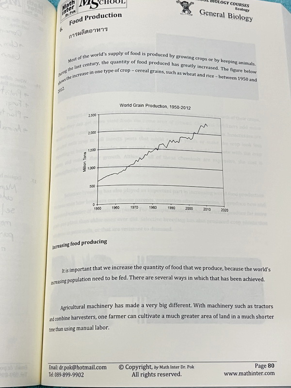 ►สอบ สอวน. ,สอบแข่งขันขึ้น ม.4◄ หนังสือเรียน Dr.POK ชีววิทยาสอบ สอวน. สอบแข่งขันขึ้น ม.4 สอบ SAT2 เรื่องนิเวศวิทยา มีสรุปเนื้อหา และโจทย์ระดับยาก Advanced ทั้งเนื้อหาและโจทย์ในหนังสือมีทั้งภาษาไทย + ภาษาอังกฤษ เหมาะสำหรับเด็กที่มีพื้นฐานสูง เนื้อหาตีพิมพ์