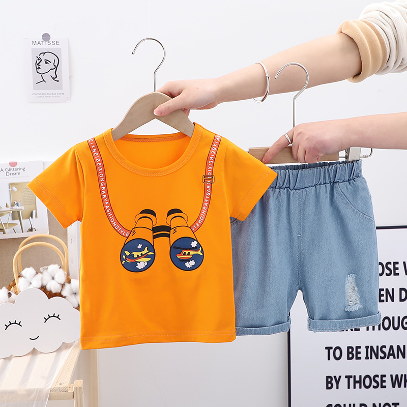 ha1342 เสื้อ+กางเกง size 80-120 จำนวน 5 ตัวต่อแพ็ค