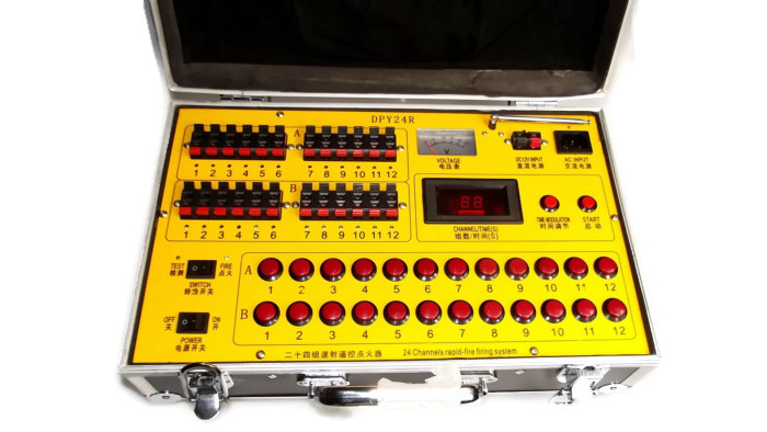 จุดพลุรีโมท+ปุ่มกด 24 ช่อง