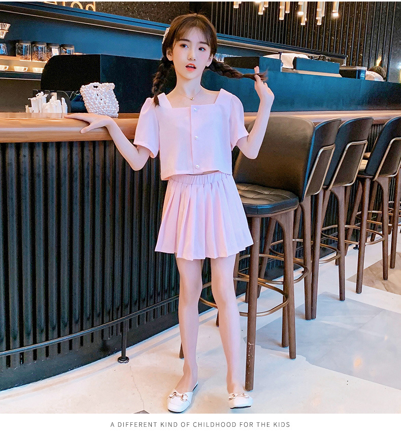 dr5440 เสื้อ+กระโปรง เด็กโต 3 ตัวต่อแพ็ค 110-170 (เลือกไซส์ได้ให้ครบแพ็ค)