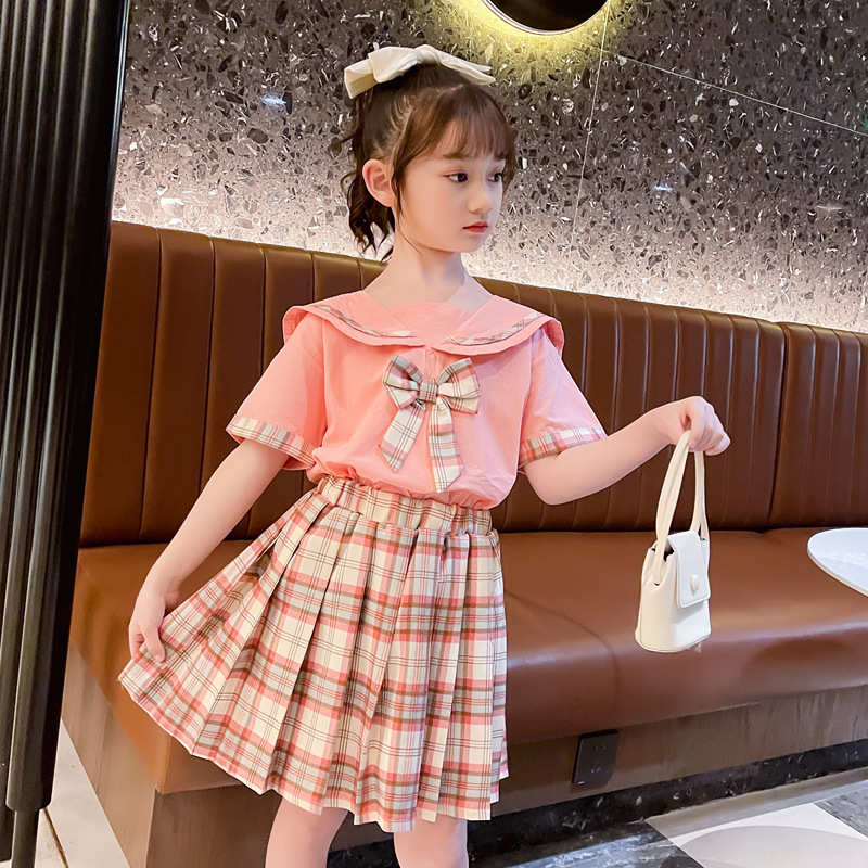 dr5527 เสื้อ+กระโปรง เด็กโต 3 ตัวต่อแพ็ค 110-160 (เลือกไซส์ได้ให้ครบแพ็ค)