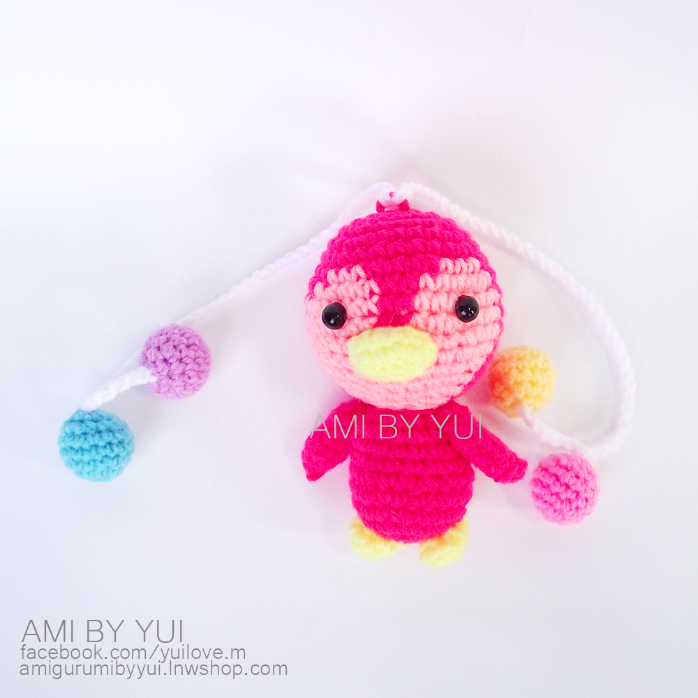 พวงห้อยกระเป๋าเพนกวิน Colorful