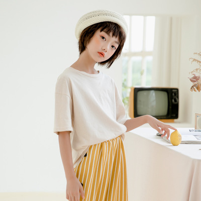 mu510 เสื้อยืด 3 ตัวต่อแพ็ค เด็กโต size 120-170 (เลือกให้ครบแพ็ค)