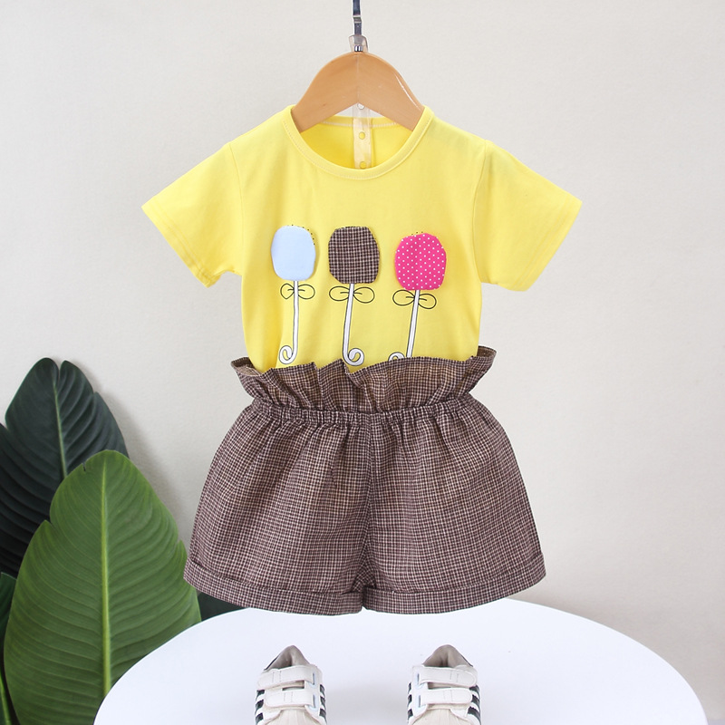 ha1423 เสื้อ+กางเกง size 80-110 จำนวน 4 ตัวต่อแพ็ค