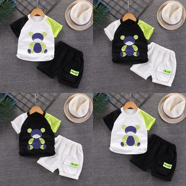 ha1594 เสื้อ+กางเกง size 80-110 จำนวน 4 ตัวต่อแพ็ค