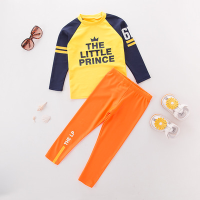 km3107 ชุดว่ายน้ำ เสื้อ+กางเกง ขนาด 4T-8T จำนวน 4 ตัวต่อแพ็ค