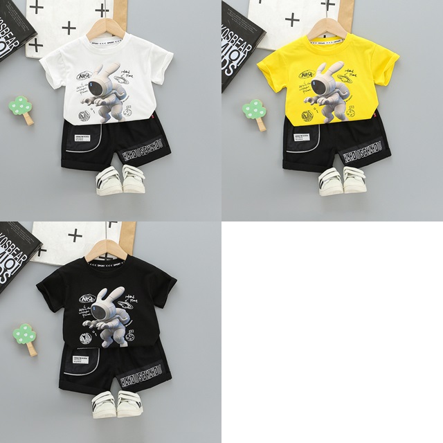 ha1403 เสื้อ+กางเกง size 80-110 จำนวน 4 ตัวต่อแพ็ค