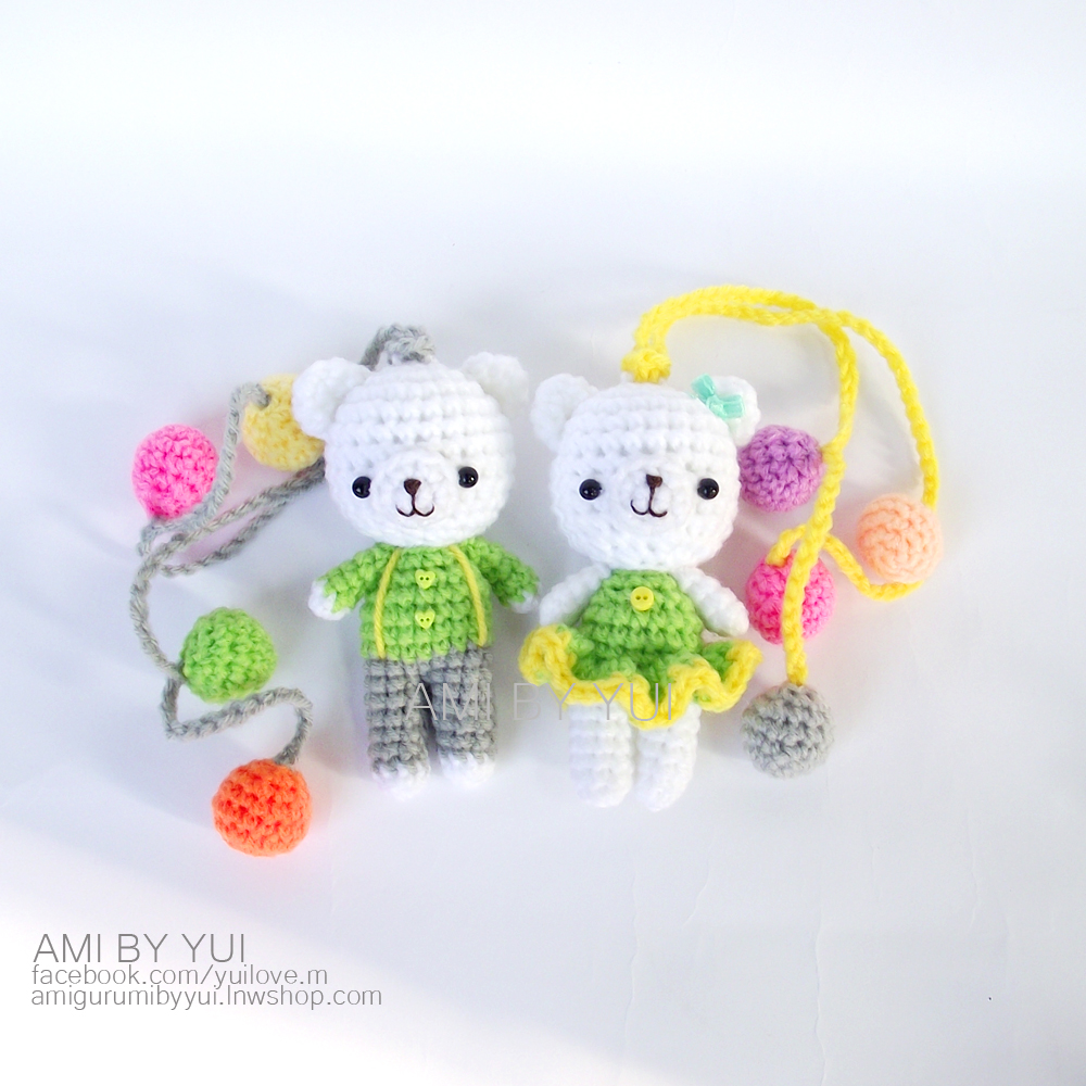 พวงห้อยกระเป๋าหมีคู่รัก