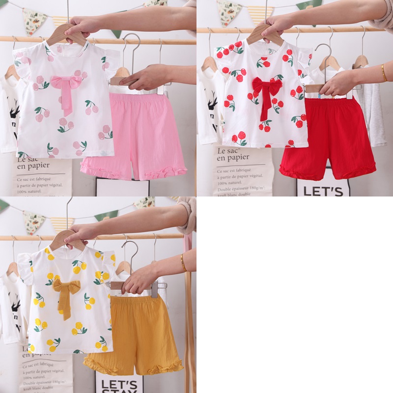 ha1265 เสื้อ+กางเกง size 80-110 จำนวน 4 ตัวต่อแพ็ค
