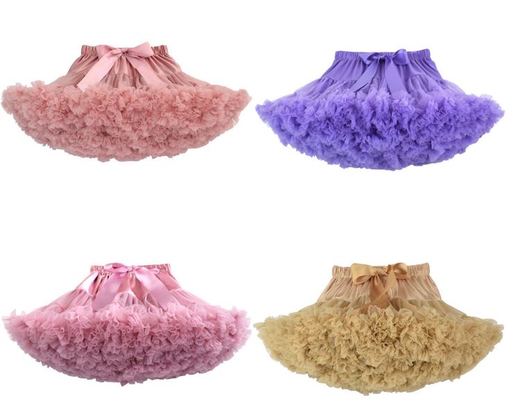 YL42 กระโปรง tutu size XL จำนวน 4 ตัวต่อแพ็ค (คละสีได้)