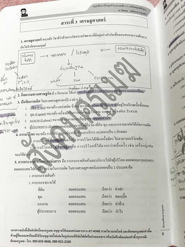 ►อ.วันชนะ◄ สังคมครูเมฆ สรุปเนื้อหาโค้งสุดท้ายกวดเข้า ร.ร.เตรียมอุดม สรุปทุกสิ่งที่ต้องรู้ก่อนไปสอบ เนื้อหาตีพิมพ์สมบูรณ์ทั้งเล่ม มีจดเนื้อหาที่เรียนในคอร์สเพิ่มเติมบางหน้า หนังสือรูปเล่มใหญ่ มีความหนา 30 หน้า