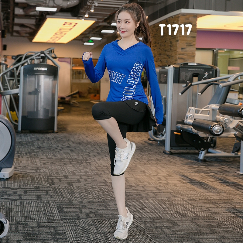 ชุดออกกำลังกายผู้หญิงไซส์ใหญ่ (L,XL,2XL,3XL,4XL) T1717