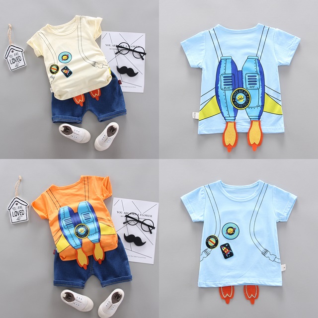 ha1597 เสื้อ+กางเกง size 80-110 จำนวน 4 ตัวต่อแพ็ค