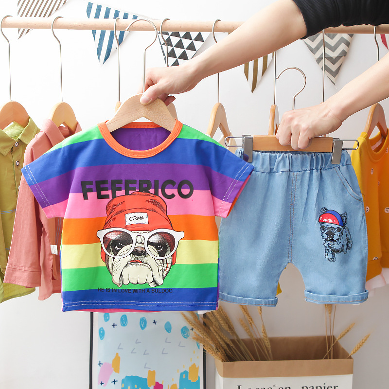 ha1281 เสื้อ+กางเกง size 80-110 จำนวน 4 ตัวต่อแพ็ค