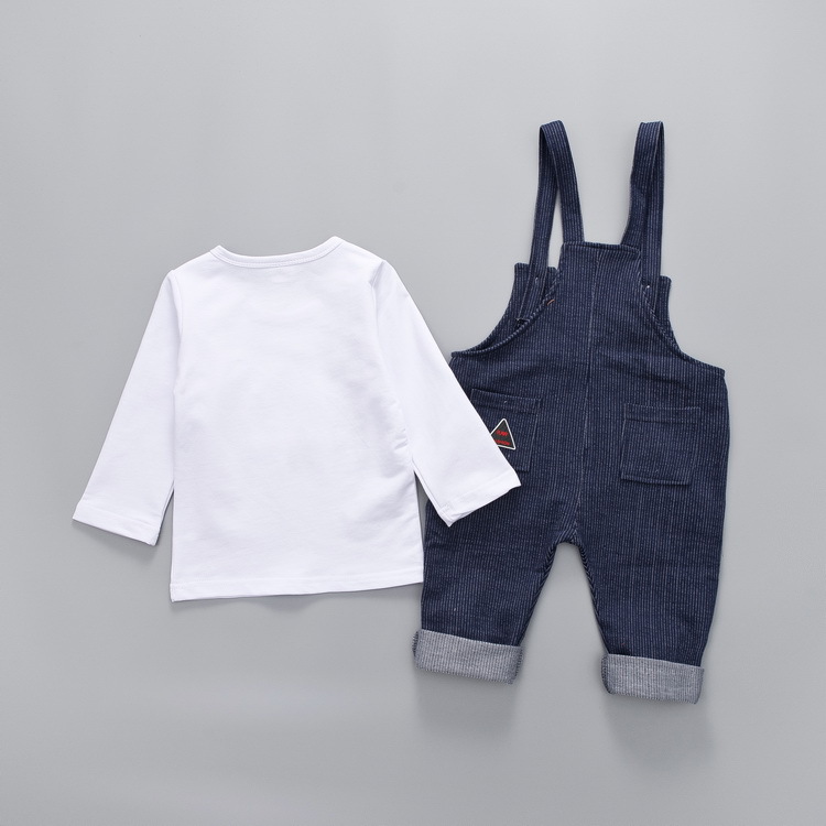 ha251 เสื้อ+กางเกงเอี๊ยม size 80-110 4 ตัวต่อแพ็ค