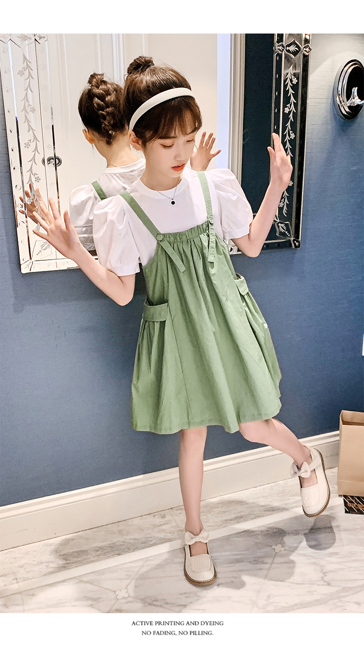 dr4989 เสื้อ+กระโปรง เด็กโต 3 ตัวต่อแพ็ค 110-170 (เลือกไซส์ได้ให้ครบแพ็ค)