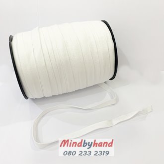 สายกระเป๋าผ้าดิบ ลายก้างปลา ขนาด 10 มิล