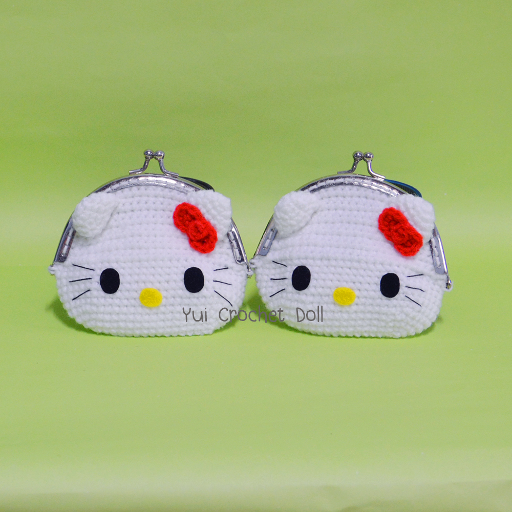 กระเป๋าปิ๊กแป๊กไหมพรมคิตตี้ แบบ 1