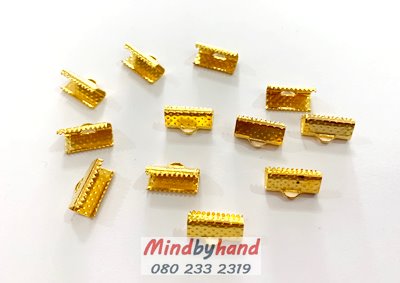 ตัวหนีบปลาย (บานพับ) สีเงิน / สีทอง / สีรมควัน 13 มิล