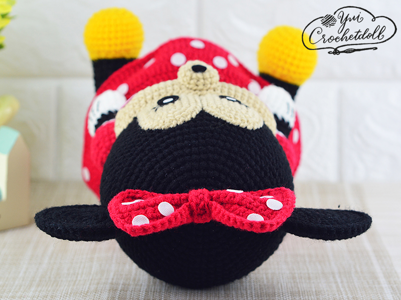 ตุ๊กตาถักโครเชต์ มินนี่เม้าส์