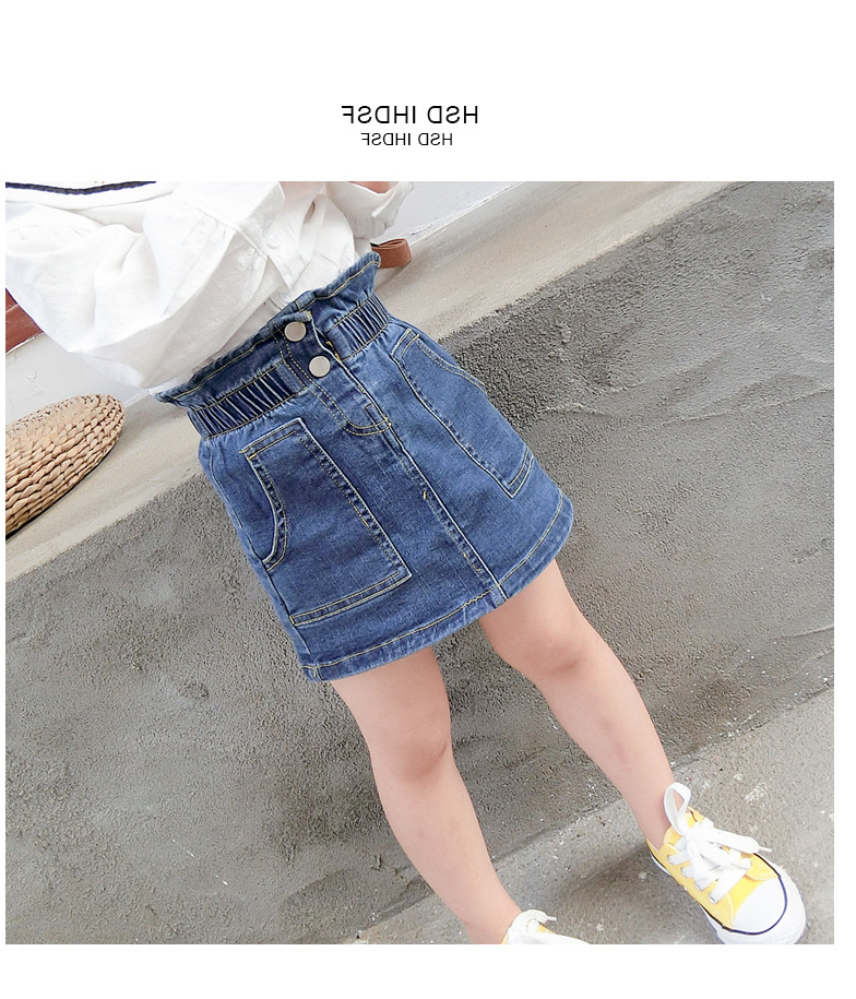 yw836 กระโปรงยีนส์ size 7-15 5 ชุดต่อแพ็ค