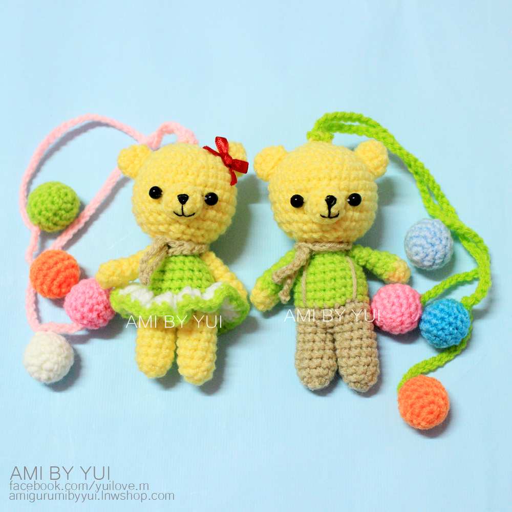 พวงห้อยกระเป๋าหมีคู่รัก