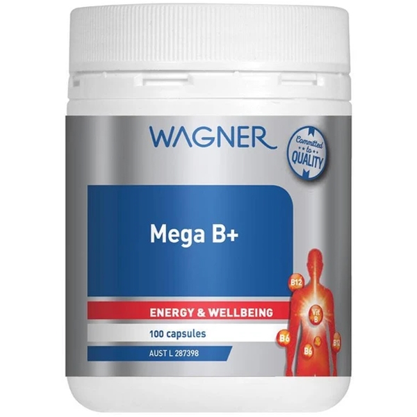 พร้อมส่ง วิตามินบีรวม แร่ธาตุ Wagner Mega B+