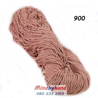 เชือกฟอก แบบไจ 900 สีโอวัลดินอ่อน