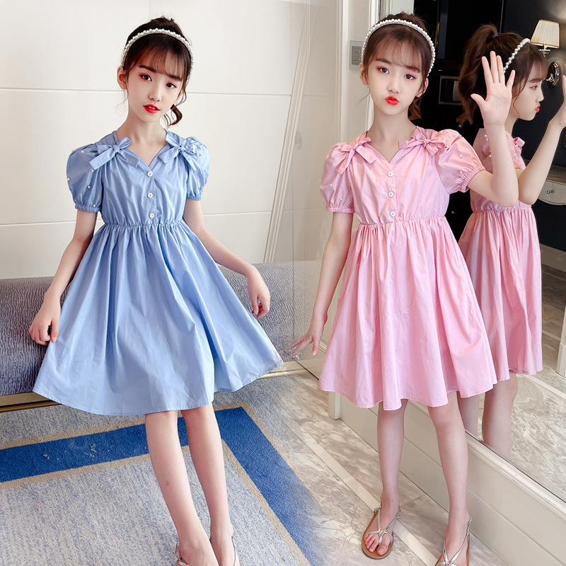 dr4999 เดรส เด็กโต 3 ตัวต่อแพ็ค 120-170 (เลือกไซส์ได้ให้ครบแพ็ค)