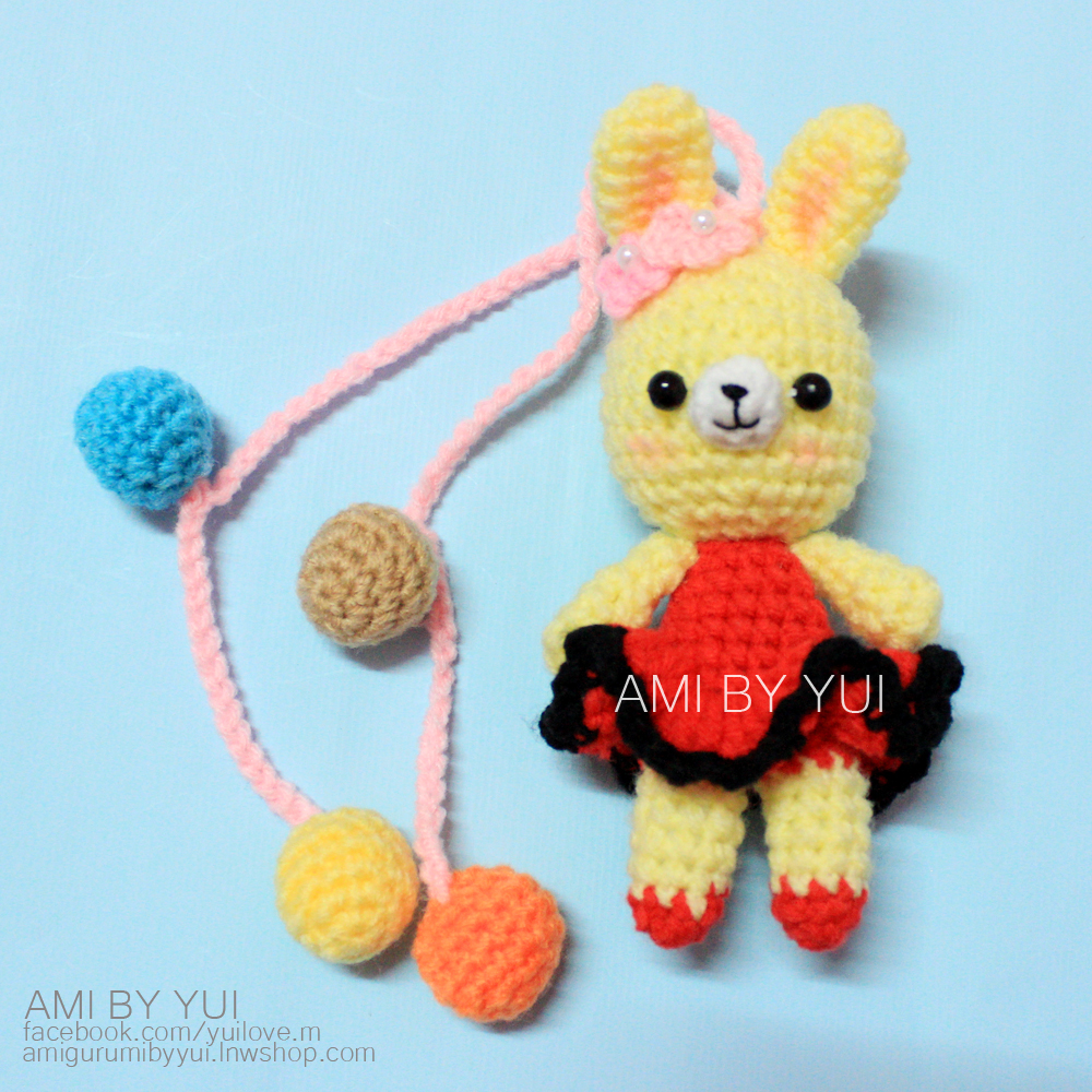 พวงห้อยกระเป๋ากระต่ายคู่เลิฟ